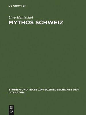 cover image of Mythos Schweiz